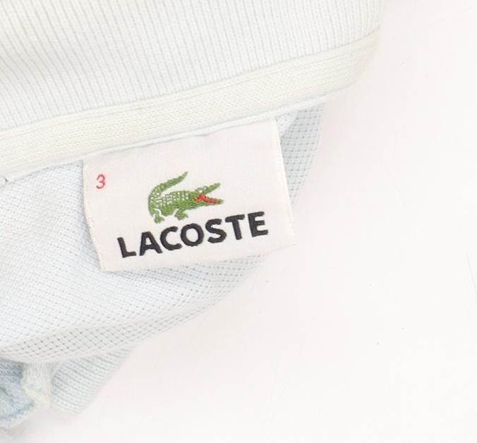 Lacoste Men's Blue Polo Shirt, M, Short Sleeve