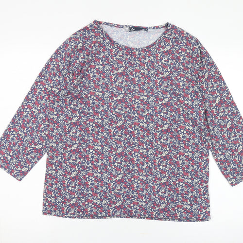 Izle Women's Multicoloured Floral Blouse Size 14