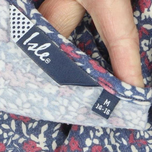Izle Women's Multicoloured Floral Blouse Size 14