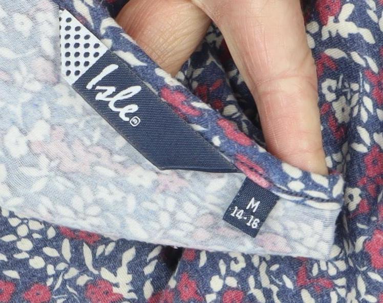Izle Women's Multicoloured Floral Blouse Size 14