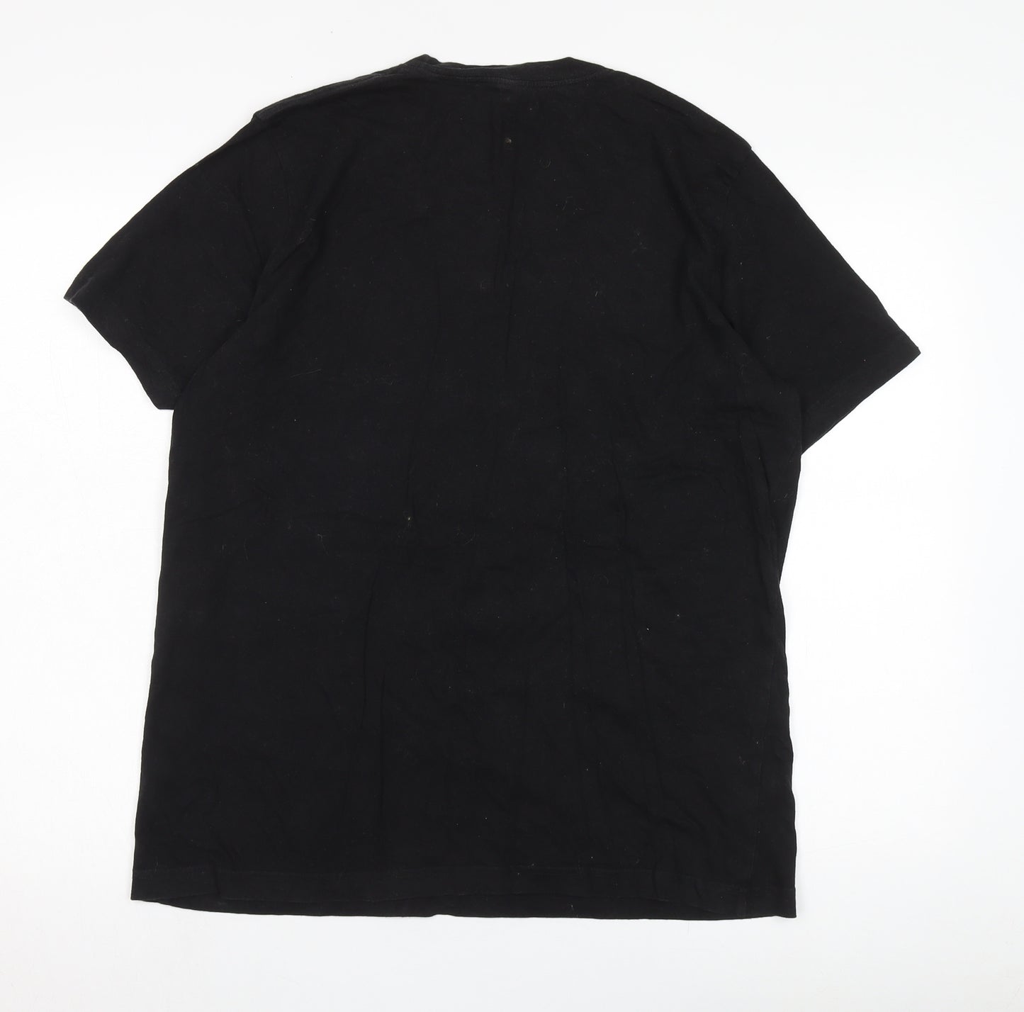 BELLA + CANVAS Men's Black Graphic T-Shirt L