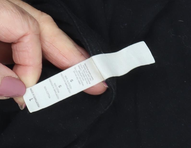 BELLA + CANVAS Men's Black Graphic T-Shirt L