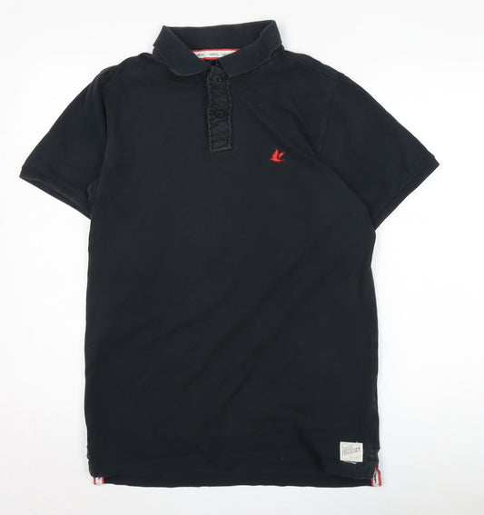 Soulcal & Co Men's Black Medium Polo Shirt