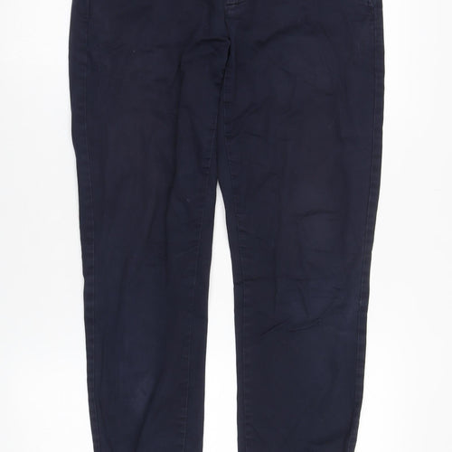 SELECTED Men's Blue Slim Fit Chino Trousers Size 30