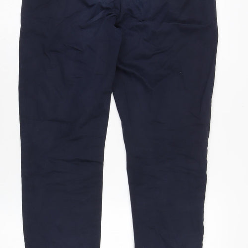 SELECTED Men's Blue Slim Fit Chino Trousers Size 30