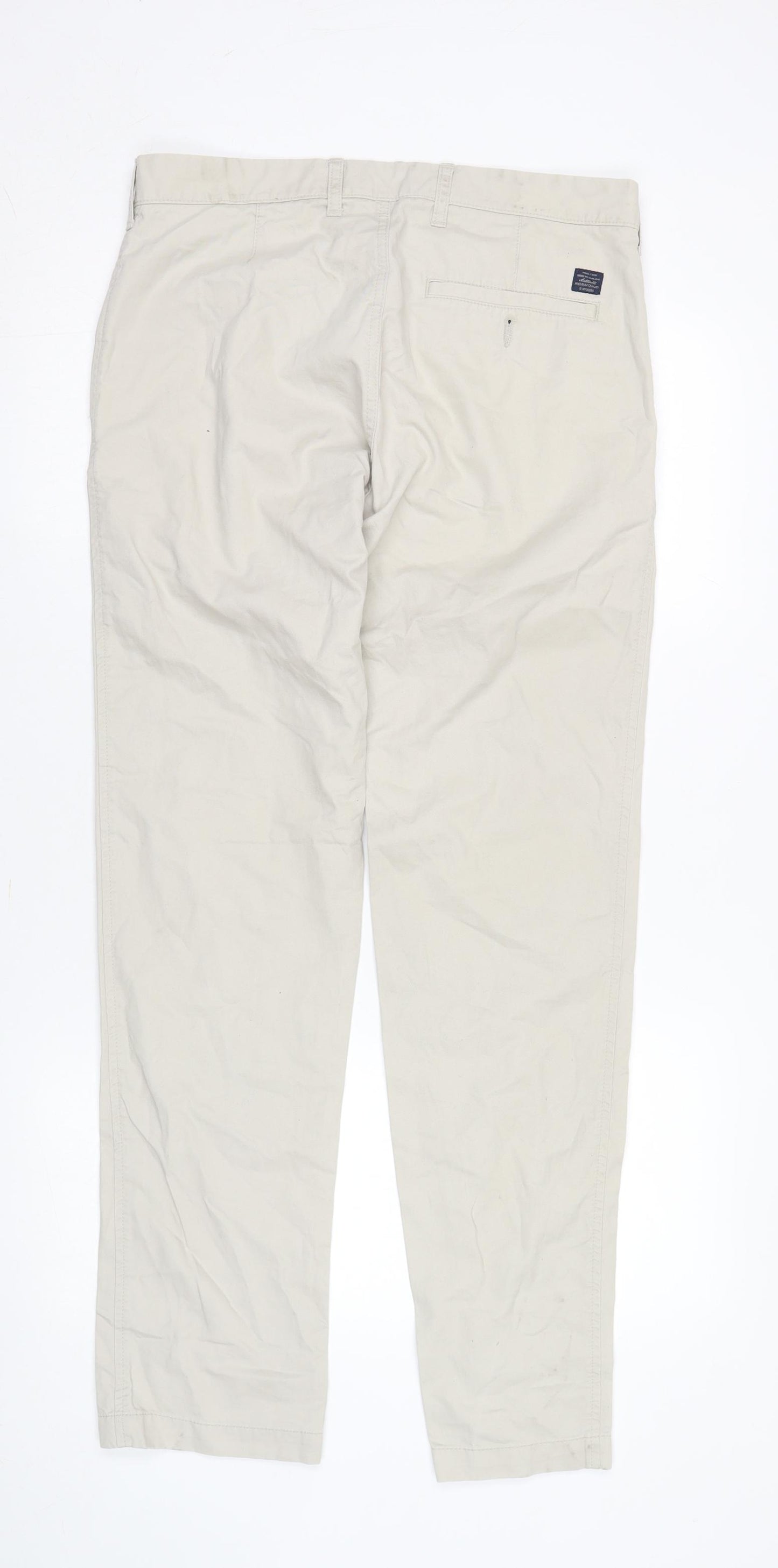 Marks and Spencer Men’s Beige Chino Trousers Size 34