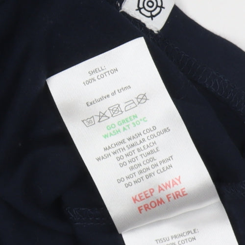 TOG24 Women's Blue Crew Neck T-Shirt, Size S