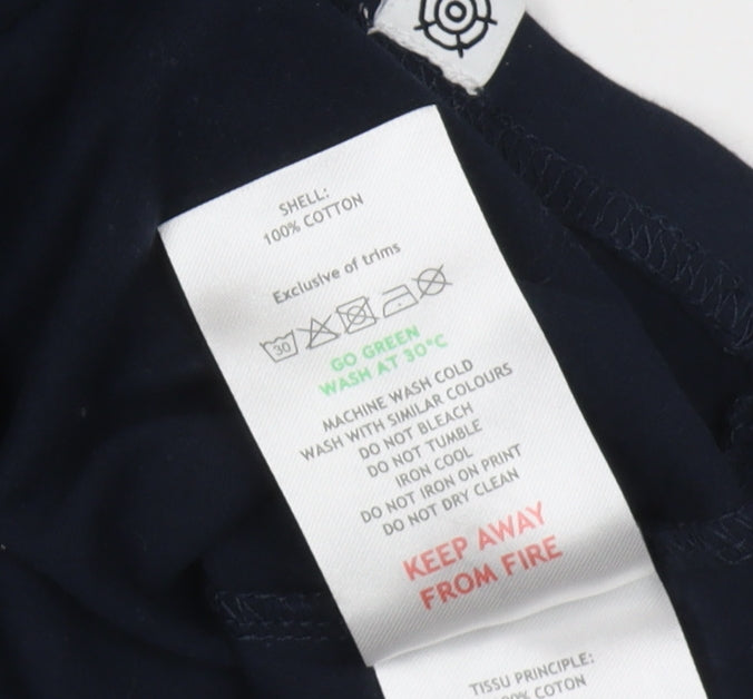 TOG24 Women's Blue Crew Neck T-Shirt, Size S