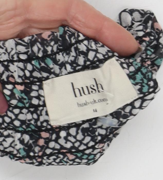 Hush Women's Multicoloured A-Line Short Skirt Size 14