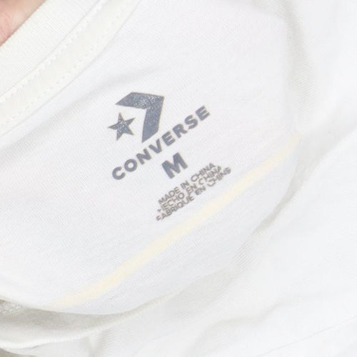 Converse Men’s Ivory Graphic T-Shirt, Size M
