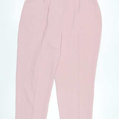 Grace Collection Women's Pink Pleated Trousers Size 16