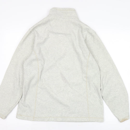 Regatta Women's Beige 1/4 Zip Sweatshirt, Size 12