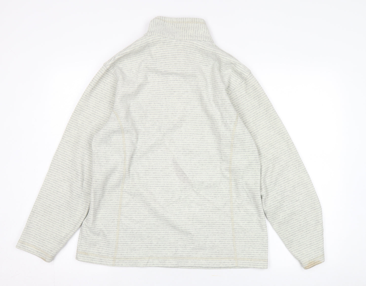 Regatta Women's Beige 1/4 Zip Sweatshirt, Size 12