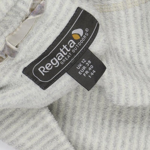 Regatta Women's Beige 1/4 Zip Sweatshirt, Size 12