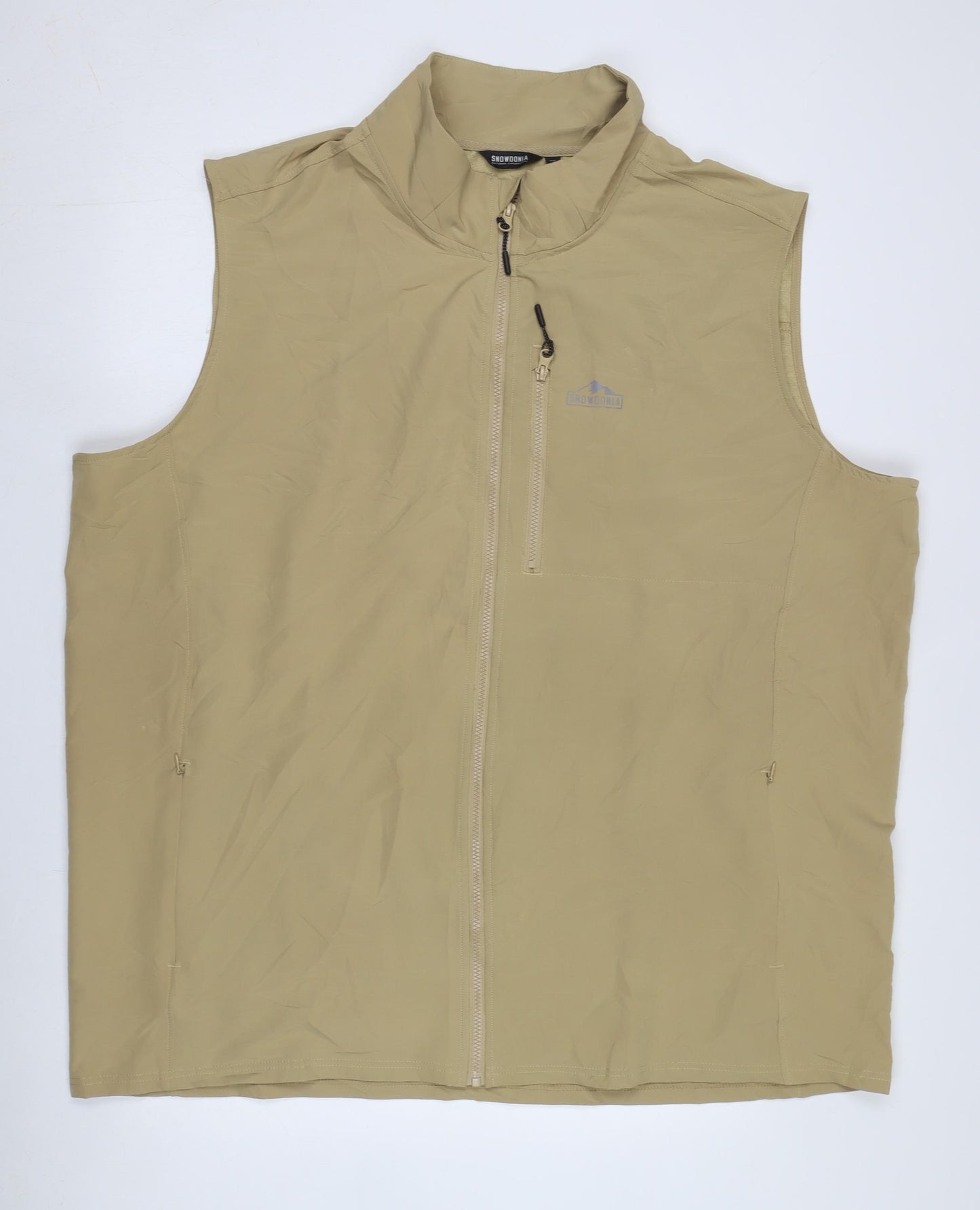Snowdonia Men's Beige 3XL Windbreaker Waistcoat