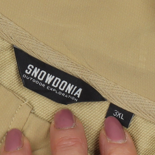 Snowdonia Men's Beige 3XL Windbreaker Waistcoat