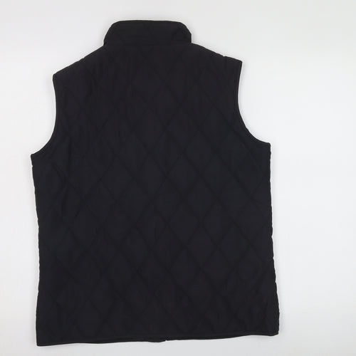 EWM Women's Black Quilted Waistcoat S