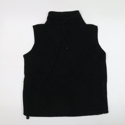 nx Women's Black Fleece Waistcoat, Size 16, Casual Wear