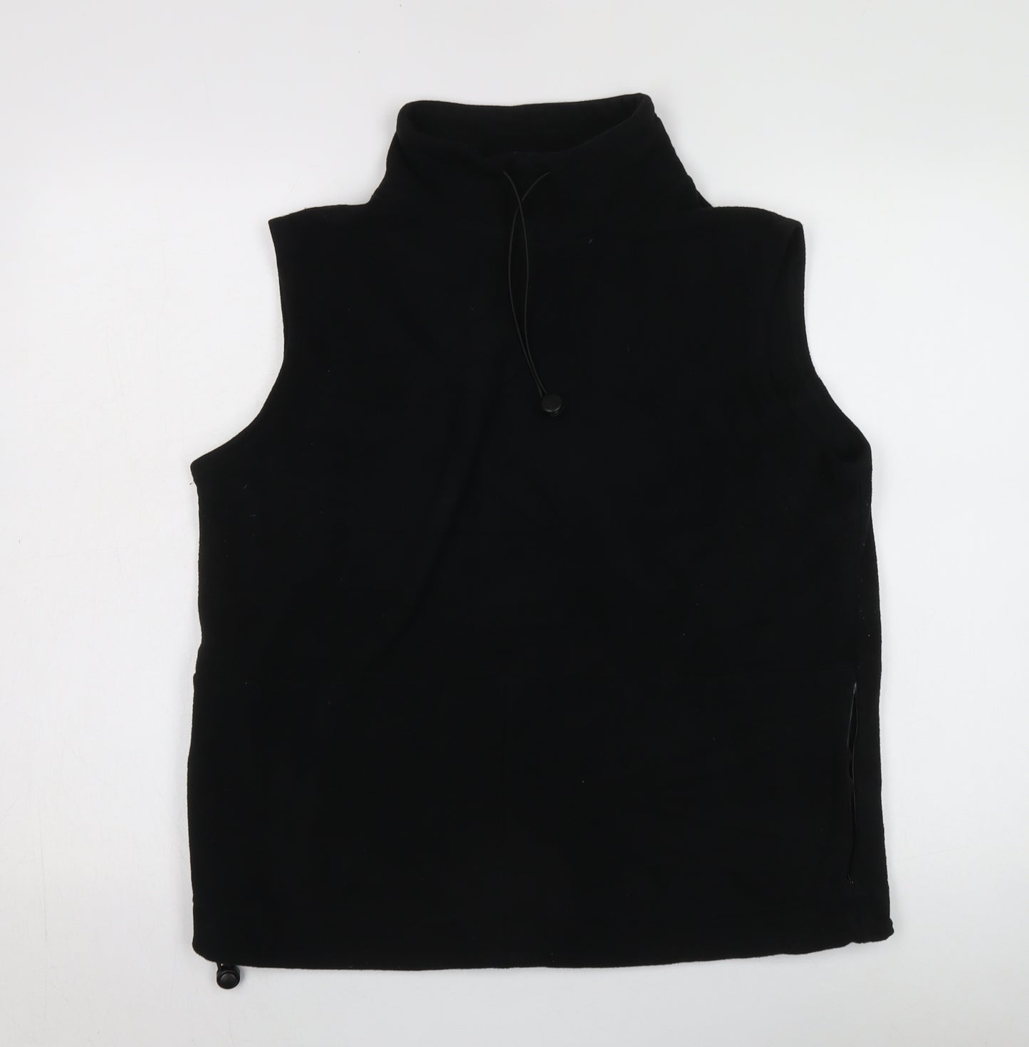 nx Women's Black Fleece Waistcoat, Size 16, Casual Wear