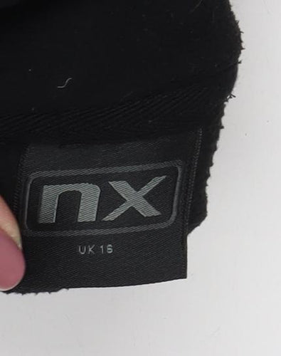 nx Women's Black Fleece Waistcoat, Size 16, Casual Wear