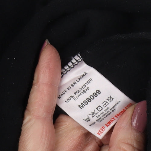 nx Women's Black Fleece Waistcoat, Size 16, Casual Wear