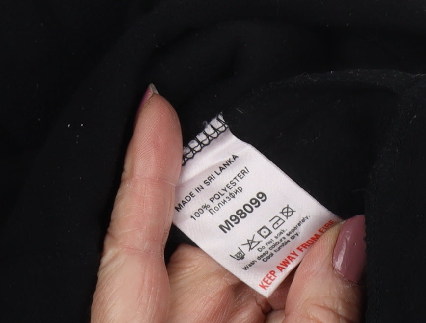 nx Women's Black Fleece Waistcoat, Size 16, Casual Wear