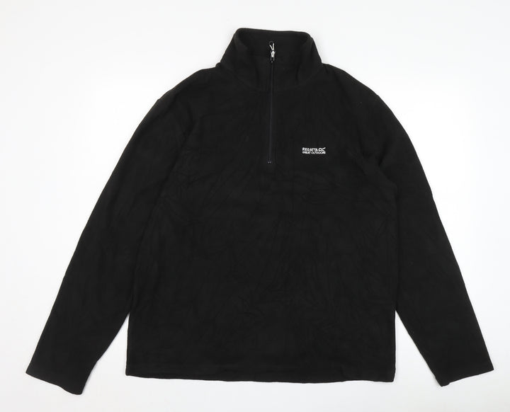 Regatta Men's Black Fleece Sweatshirt Size UK 12