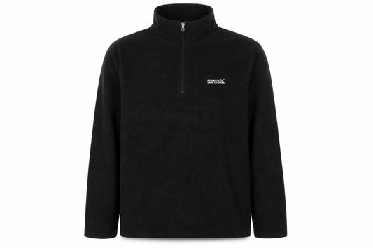 Front view of Regatta women’s black fleece sweatshirt, size UK 12
