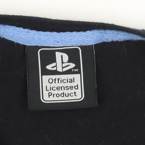 PlayStation Men's Black Graphic Long Sleeve T-Shirt S