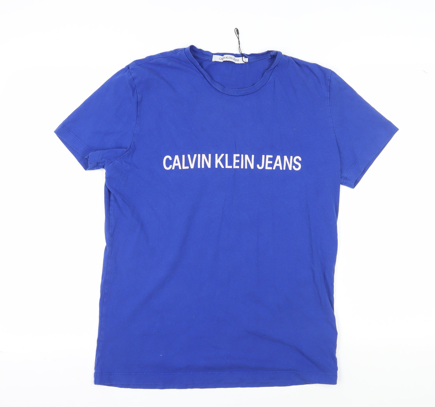 Calvin Klein Men's Blue L Logo T-Shirt