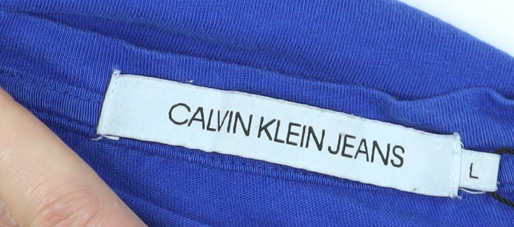 Calvin Klein Men's Blue L Logo T-Shirt