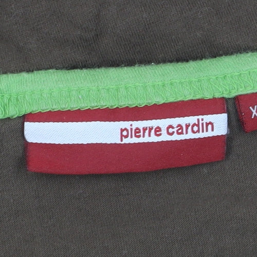 Pierre Cardin Men's Brown 2XL Short Sleeve T-Shirt