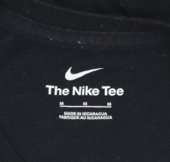 Nike Men's Black Just Do It T-Shirt, Medium, Cotton