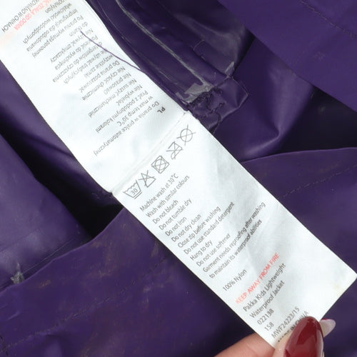 Mountain Warehouse Girls Purple Rain Coat 13 Years