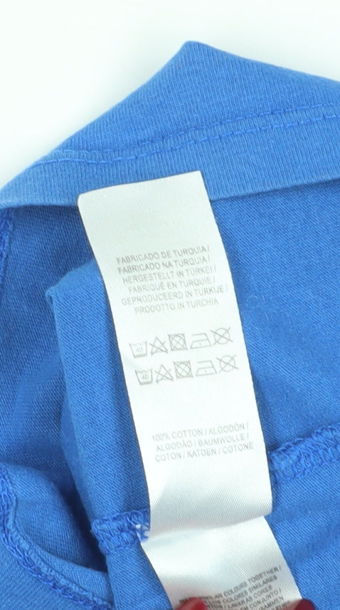 Marvel Boys Blue Spider-Man T-Shirt, Size 5-6, Graphic Print