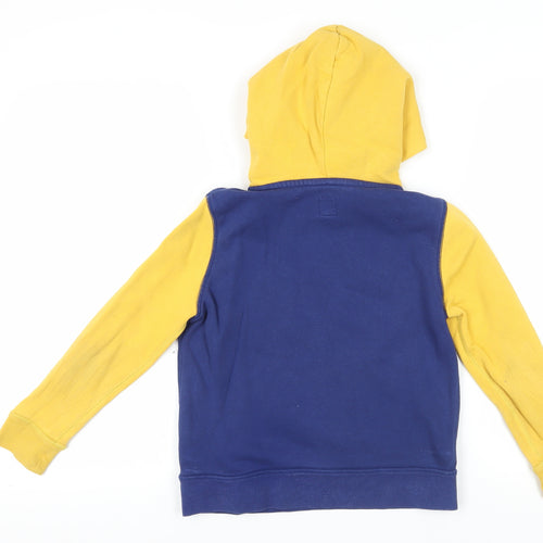 GAP Kids Blue Yellow Pullover Hoodie - Boys M