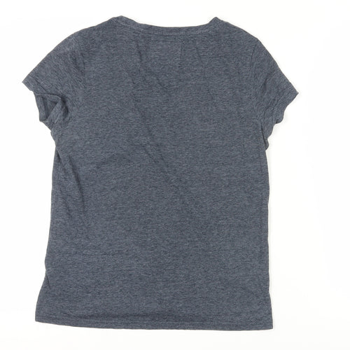 Jack Wills Women's Grey T-Shirt, Size 12, Jersey Style