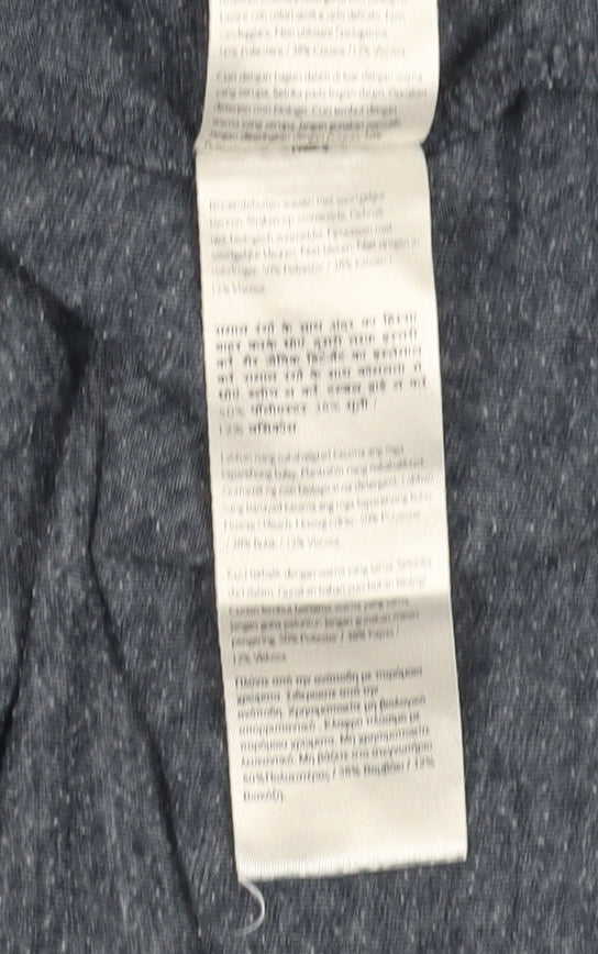 Jack Wills Women's Grey T-Shirt, Size 12, Jersey Style