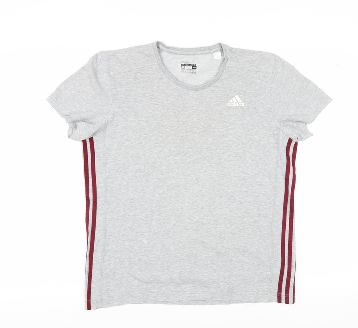 Adidas Grey Unisex T-Shirt M - Casual Comfort