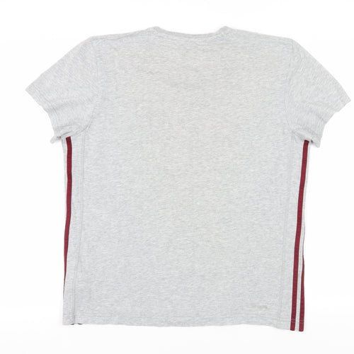 Adidas Grey Unisex T-Shirt M - Casual Comfort