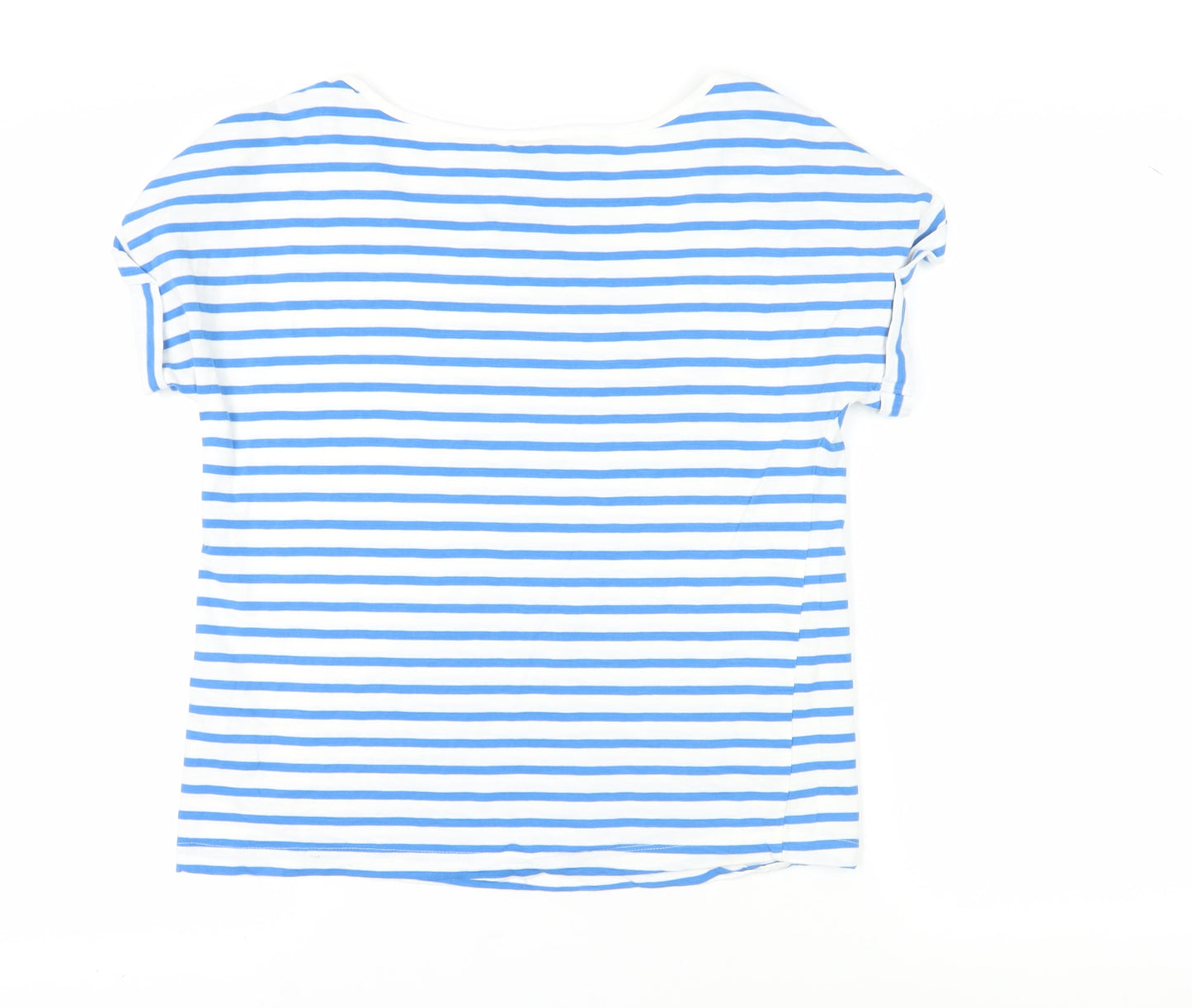 Oasis Women Striped T-Shirt, M, Casual Summer Style