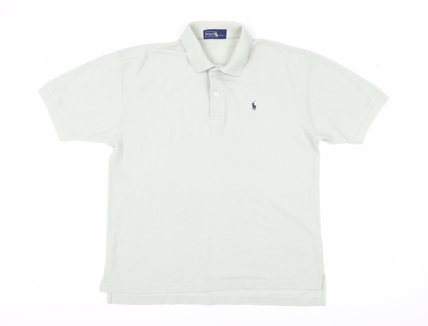 Polo Men's White Large Short Sleeve Polo Shirt