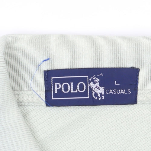 Polo Men's White Large Short Sleeve Polo Shirt
