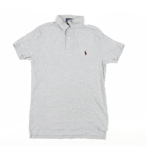 Ralph Lauren Men's Grey XS Polo Shirt Slim Fit