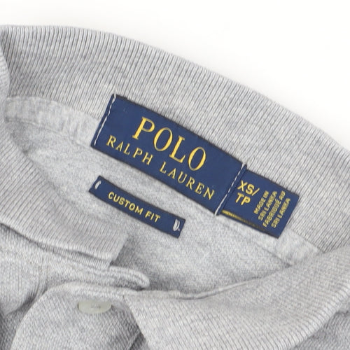 Ralph Lauren Men's Grey XS Polo Shirt Slim Fit