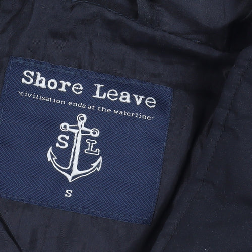 Shore Leave Men's Black Hooded Parka Jacket Size S