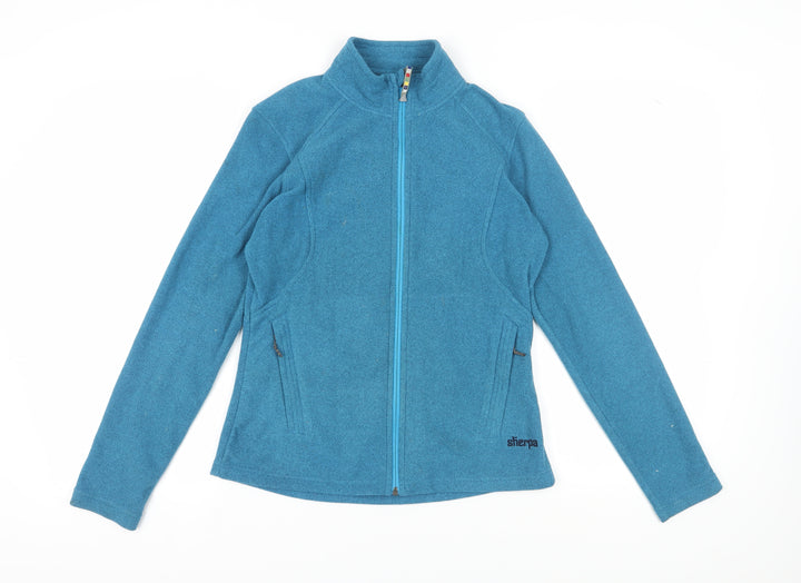 Sherpa Women's Blue Fleece Jacket - Small