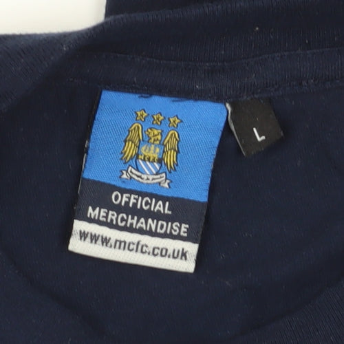 Manchester City Men's Blue L Sports T-Shirt