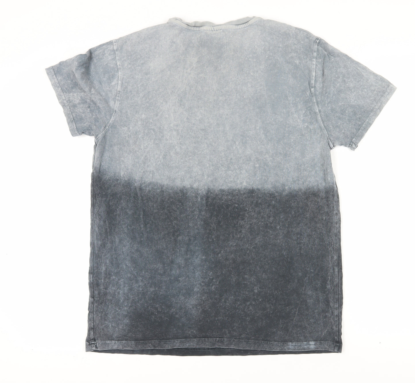 Diesel Men's Grey 2XL Embroidered T-Shirt