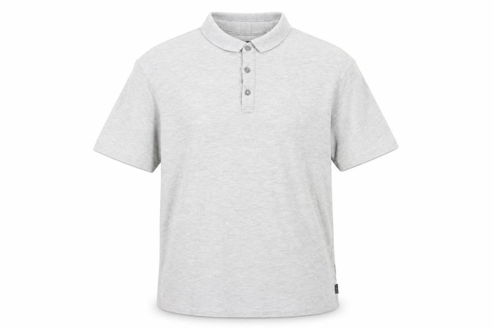 Front view of Firetrap Men's Grey Polo Shirt L Regular Fit